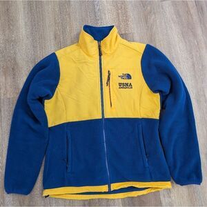 RARE! North Face Denali Jacket  Blue/Gold Naval Academy Women's Sz S